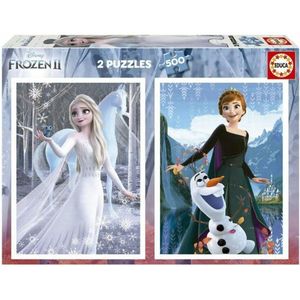 Puzzel Educa Frozen II (2 x 500 pcs)