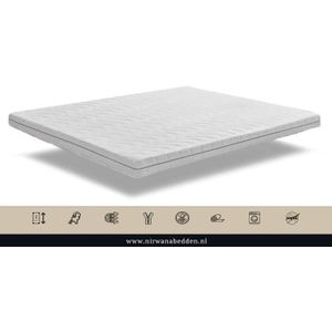 Nirwana Bedden - Topdekmatras – 100% NatuurLatex Noflik Talalay Tweepersoons