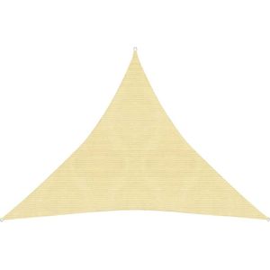 Zonnezeil 160 g/m 4x4x4 m HDPE beige