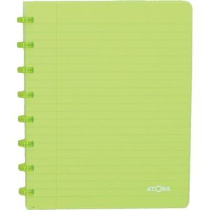 Atoma Trendy schrift, ft A5, 144 bladzijden, commercieel geruit, transparant groen