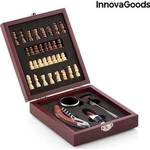 Innovagoods Wine And Chess Set 37 Pieces