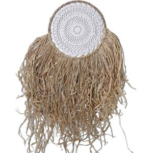 Wandhanger Raffia Waaier Naturel Zeegras