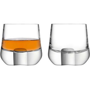 L.S.A. Whiskey Cut Tumbler Glas 180 ml (2-Delig)