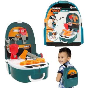 Toi-toys Gereedschapsset In Rugzak Blauw 32 Cm