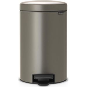 Brabantia NewIcon Pedaalemmer 12L Platinum