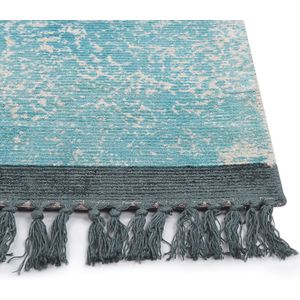 AKARSU - Vloerkleed - Blauw - 160 x 230 cm - Viscose