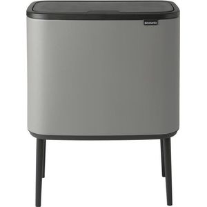 Brabantia Bo Touch Bin Prullenbak - 36 liter - Mineral Concrete Grey