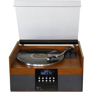 Soundmaster Elite Line PL910 Retro stereo HiFi-systeem met DAB+ radio, CD, platenspeler en