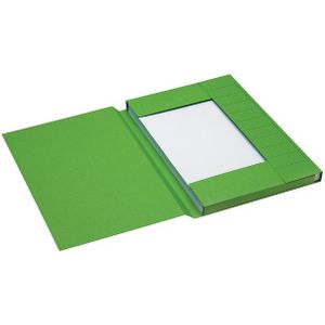 Jalema - Dossiermap folio 3 kleppen 225gr groen | Doos a 25 stuk | 125 stuks