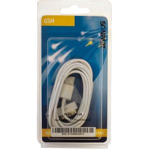 Xccess USB-A naar Apple 30-Pin Kabel 2 Meter - Wit