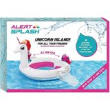 Alert Splash Opblaasbaar Eenhoorn Eiland 310x270x175 cm + 5 Stickers