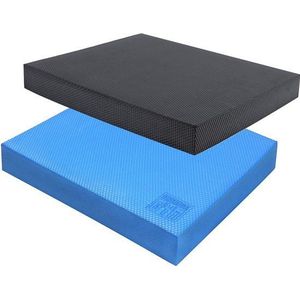 Orange Gym Balance Pad balansbord , 2-pack,38x32.5x6 cm, donkergrijs/Blauw