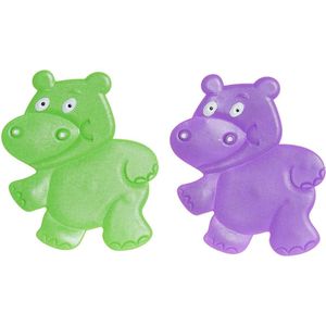 Badkleed DKD Home Decor Groen PVC Lila (2 pcs) (10 x 1 x 13 cm)