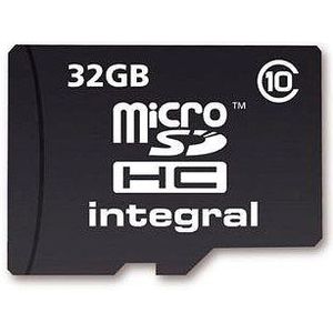 Integral MicroSD 32GB + Adapter (40MB/s Class 10)