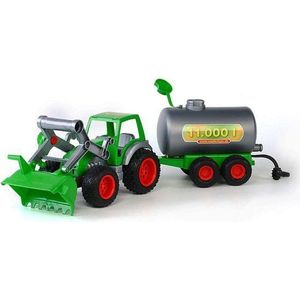 Cavallino Toys Cavallino Tractor met Voorlader en Tanker