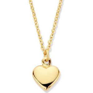 Marie-Celeste Ketting Hart 1,0 mm 42 - 45 cm - Goud
