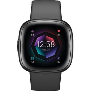 Fitbit Sense 2 - Smartwatch heren en dames - Zwart