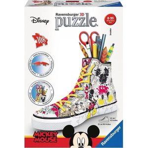 Sneaker Mickey Mouse (108 stukjes) - 3D Puzzel