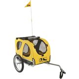 M-Wave Fietsaanhanger Hond 16 Inch Unisex Geel