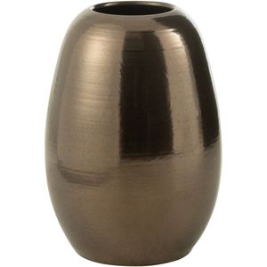 J-Line Vase Porselein Goud Medium