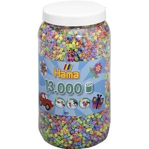 Hama Strijkkralen Ton Met 13000 Stuks Pastel