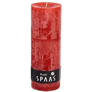 Spaas - Rustieke cilinderkaars 68/190 - rood