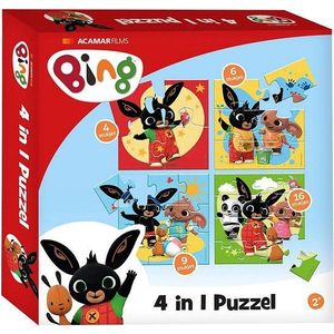 Bing 4-in-1 Puzzel (4-16 Stukjes)