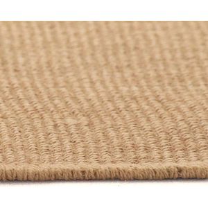 vidaXL - Tapijt - met - latex - onderkant - 80x160 - cm - jute - natuurlijk