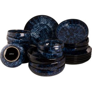 Palmer Bama Blue Stoneware Serviesset 24-delig