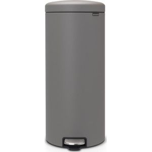 Brabantia NewIcon Prullenbak - 30 liter - Mineral Concrete Grey