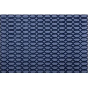 CIZRE - Laagpolig vloerkleed - Blauw - 160 x 230 cm - Viscose