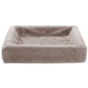 Bia bed Fleece hoes hondenmand taupe