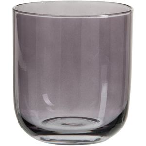 J-Line drinkglas Wls Rond - glas - donkergrijs - 6 stuks