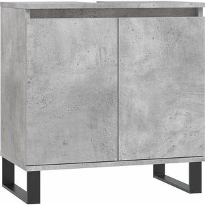 VidaXL-Badkamerkast-58x33x60-cm-bewerkt-hout-betongrijs