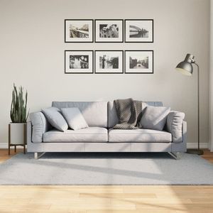 vidaXL-Vloerkleed-HUARTE-laagpolig-zacht-wasbaar-140x200-cm-grijs