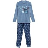 Pyjama Stitch Blauw Maat L