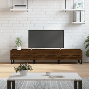 VidaXL-Tv-meubel-150x36x30-cm-bewerkt-hout-bruin-eikenkleur