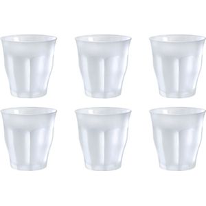 Duralex Picardie Waterglas - 250ml - 6 stuks - Wit Gehard glas