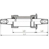 Neco Trapas Italiaans 113 X 36 Mm Zilver