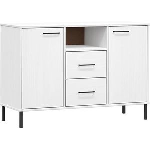 vidaXL-Dressoir-met-metalen-poten-OSLO-113x40x77-cm-grenenhout-wit