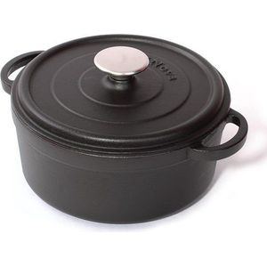 Cuisinova Braadpan - Gietijzer - 2,5 liter - 20 cm - Zwart