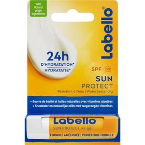 Labello - Sun Protect - 3 Stuks - 24H Verzorging - SPF 30 - Lippenbalsem - Lippen - Natuurlijke Olien