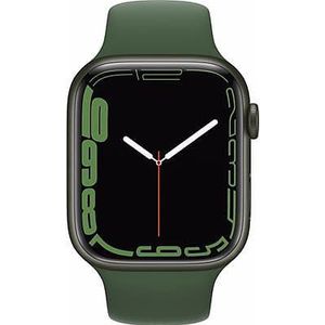 Apple Watch Series 7 4G - 45mm Groen (Groene Siliconenband)