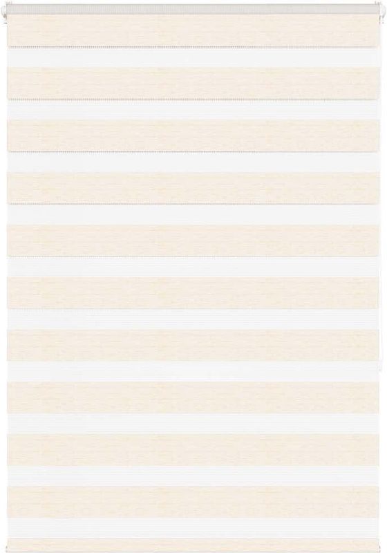 Zebra Blind 105x150cm stofbreedte 100,9cm polyester marmerbeige