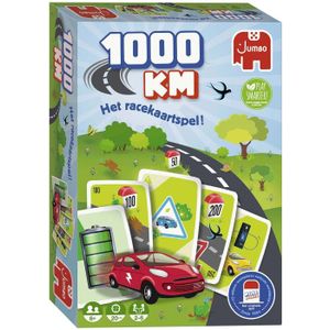 Jumbo 1000 KM Kaartspel - Groene race voor het hele gezin! | Leeftijd 6+ | 2-6 spelers