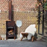 Weltevree Sheepscoat / Schapenvacht met Lederen Lus Wit
