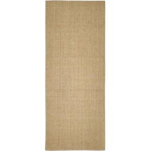 vidaXL - Vloerkleed - 100x250 - cm - natuurlijk - sisal