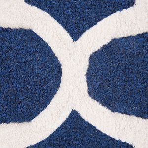 SILVAN - Laagpolig vloerkleed - Blauw - 160 x 230 cm - Wol