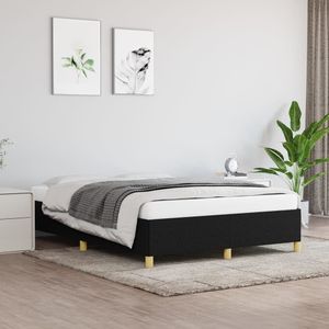 vidaXL-Bedframe-stof-zwart-140x200-cm