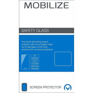 Mobilize Glass Screen Protector - Black Frame - Huawei P40 Lite E